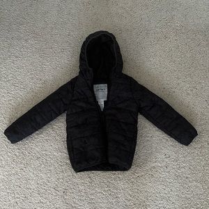 Carters packable dinosaur print puffer jacket